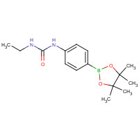 874291-00-6 1-Ethyl-3-[4-(4,4,5,5-tetramethyl-1,3,2-dioxaborolan-2-yl)phenyl]urea chemical structure