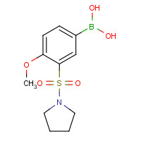 874219-52-0 [4-Methoxy-3-(1-pyrrolidinylsulfonyl)phenyl]boronic acid chemical structure