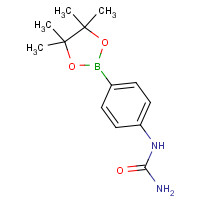 877134-77-5 1-[4-(4,4,5,5-Tetramethyl-1,3,2-dioxaborolan-2-yl)phenyl]urea chemical structure