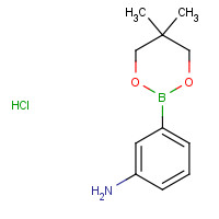850567-43-0 3-(5,5-Dimethyl-1,3,2-dioxaborinan-2-yl)aniline hydrochloride (1:1) chemical structure