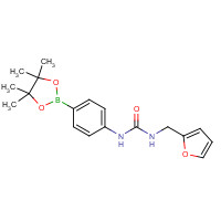 874297-85-5 1-(2-Furylmethyl)-3-[4-(4,4,5,5-tetramethyl-1,3,2-dioxaborolan-2-yl)phenyl]urea chemical structure