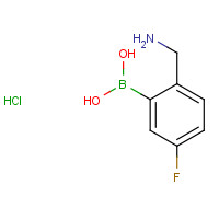 850568-03-5 [2-(Aminomethyl)-5-fluorophenyl]boronic acid hydrochloride (1:1) chemical structure