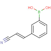 850568-53-5 {3-[(E)-2-Cyanovinyl]phenyl}boronic acid chemical structure