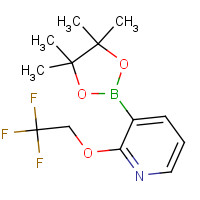 1073354-46-7 3-(4,4,5,5-Tetramethyl-1,3,2-dioxaborolan-2-yl)-2-(2,2,2-trifluoroethoxy)pyridine chemical structure