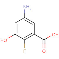 1025127-32-5 5-aMino-2-fluoro-3-hydroxybenzoic acid chemical structure