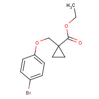 1311265-17-4 ethyl 1-((4-broMophenoxy)Methyl)cyclopropanecarboxylate chemical structure