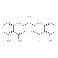 16150-44-0 1,1'-{(2-Hydroxy-1,3-propanediyl)bis[oxy(6-hydroxy-2,1-phenylene)]}diethanone chemical structure