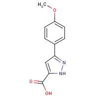 27069-16-5 3-(4-Methoxyphenyl)-1H-pyrazole-5-carboxylic acid chemical structure