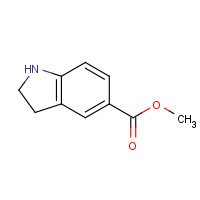 15861-30-0 Methyl 5-indolinecarboxylate chemical structure