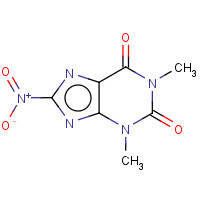 2099-73-2 1,3-Dimethyl-8-nitro-3,7-dihydro-1H-purine-2,6-dione chemical structure