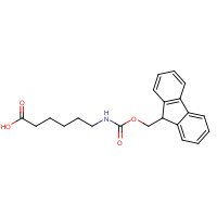 88574-06-5 6-{[(9H-Fluoren-9-ylmethoxy)carbonyl]amino}hexanoic acid chemical structure