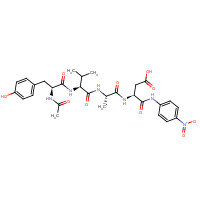 149231-66-3 N-Acetyl-L-tyrosyl-L-valyl-L-alanyl-N-(4-nitrophenyl)-L-a-asparagine chemical structure