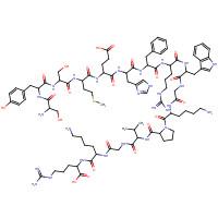 7266-47-9 Seryltyrosylserylmethionyl-a-glutamylhistidylphenylalanylarginyltryptophylglycyllysylprolylvalylglycyllysylarginine chemical structure