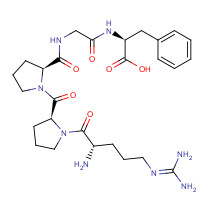 23815-89-6 N5-(Diaminomethylene)-L-ornithyl-L-prolyl-L-prolylglycyl-L-phenylalanine chemical structure