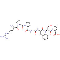 23815-87-4 N5-(Diaminomethylene)-L-ornithyl-L-prolyl-L-prolylglycyl-L-phenylalanyl-L-seryl-L-proline chemical structure
