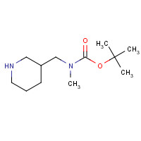 169750-76-9 2-Methyl-2-propanyl methyl(3-piperidinylmethyl)carbamate chemical structure