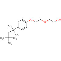 9036-19-5 2-{2-[4-(2,4,4-Trimethyl-2-pentanyl)phenoxy]ethoxy}ethanol chemical structure