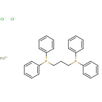 59831-02-6 Palladium(2+) chloride - 1,3-propanediylbis(diphenylphosphine) (1:2:1) chemical structure