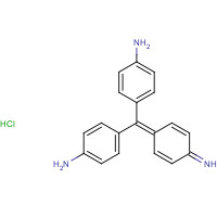 467-62-9 4,4'-[(4-Imino-2,5-cyclohexadien-1-ylidene)methylene]dianiline hydrochloride (1:1) chemical structure