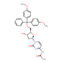 100898-63-3 N-Acetyl-5'-O-[bis(4-methoxyphenyl)(phenyl)methyl]-2'-deoxycytidine chemical structure