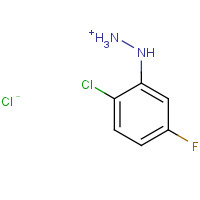502496-25-5 (2-Chloro-5-fluorophenyl)hydrazinium chloride chemical structure