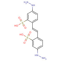 26092-49-9 2,2'-[(E)-1,2-Ethenediyl]bis(5-hydrazinobenzenesulfonic acid) chemical structure