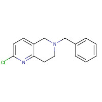 157561-90-5 6-Benzyl-2-chloro-5,6,7,8-tetrahydro-1,6-naphthyridine chemical structure