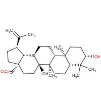13159-28-9 (3b)-3-Hydroxylup-20(29)-en-28-al chemical structure