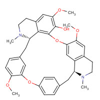 33889-68-8 (1b)-6,6',12-Trimethoxy-2,2'-dimethylberbaman-7-ol chemical structure