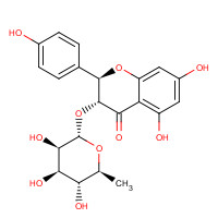 572-31-6 (2R,3R)-5,7-Dihydroxy-2-(4-hydroxyphenyl)-4-oxo-3,4-dihydro-2H-chromen-3-yl 6-deoxy-a-L-mannopyranoside chemical structure