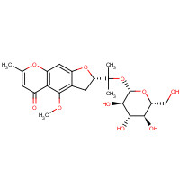 84272-85-5 2-[(2S)-4-Methoxy-7-methyl-5-oxo-2,3-dihydro-5H-furo[3,2-g]chromen-2-yl]-2-propanyl b-D-glucopyranoside chemical structure