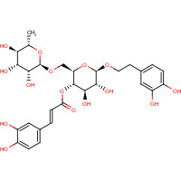 79916-77-1 2-(3,4-Dihydroxyphenyl)ethyl 6-O-(6-deoxy-a-L-mannopyranosyl)-4-O-[(2E)-3-(3,4-dihydroxyphenyl)-2-propenoyl]-b-D-glucopyranoside chemical structure