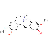 104112-82-5 (7S,13aS)-2,11-Dihydroxy-3,10-dimethoxy-7-methyl-5,8,13,13a-tetrahydro-6H-isoquinolino[3,2-a]isoquinolinium chemical structure