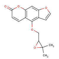 737-52-0 4-[(3,3-Dimethyl-2-oxiranyl)methoxy]-7H-furo[3,2-g]chromen-7-one chemical structure