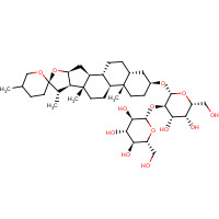41059-79-4 (3b,5b)-Spirostan-3-yl 2-O-b-D-glucopyranosyl-b-D-galactopyranoside chemical structure