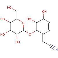 63492-69-3 (2E)-[6-(Hexopyranosyloxy)-4,5-dihydroxy-2-cyclohexen-1-ylidene]acetonitrile chemical structure
