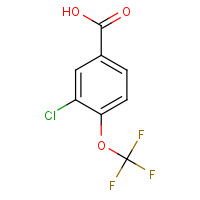 158580-93-9 3-Chloro-4-(trifluoromethoxy)benzoic acid chemical structure