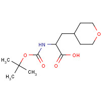 182287-51-0 N-{[(2-Methyl-2-propanyl)oxy]carbonyl}-3-(tetrahydro-2H-pyran-4-yl)alanine chemical structure