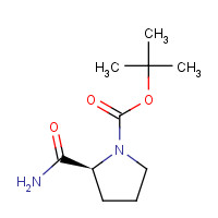 101410-18-8 2-Methyl-2-propanyl (2S)-2-carbamoyl-1-pyrrolidinecarboxylate chemical structure