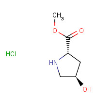 481704-21-6 (2S,4R)-4-Hydroxy-2-(methoxycarbonyl)pyrrolidinium chloride chemical structure