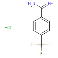 38980-96-0 4-(Trifluoromethyl)benzenecarboximidamide hydrochloride (1:1) chemical structure