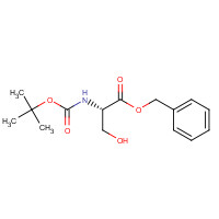 141527-78-8 Benzyl N-{[(2-methyl-2-propanyl)oxy]carbonyl}-L-serinate chemical structure