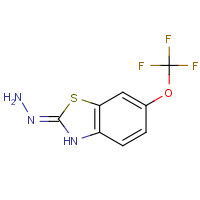 133840-98-9 6-(TRIFLUOROMETHOXY)-2(3H)-BENZOTHIAZOLONE HYDRAZONE chemical structure