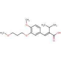 387868-07-7 (2E)-2-[4-Methoxy-3-(3-methoxypropoxy)benzylidene]-3-methylbutanoic acid chemical structure