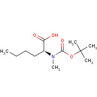 117903-25-0 N-Methyl-N-{[(2-methyl-2-propanyl)oxy]carbonyl}-L-norleucine chemical structure