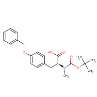 64263-80-5 O-Benzyl-N-methyl-N-{[(2-methyl-2-propanyl)oxy]carbonyl}-L-tyrosine chemical structure