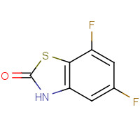 898747-61-0 5,7-DIFLUORO-2(3H)-BENZOTHIAZOLONE chemical structure