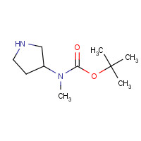 147081-59-2 2-Methyl-2-propanyl methyl(3-pyrrolidinyl)carbamate chemical structure