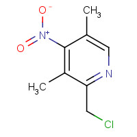 153476-68-7 2-CHLOROMETHYL-3,5-DIMETHYL-4-NITROPYRIDINE chemical structure