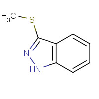 1040502-51-9 3-(METHYLTHIO)-1H-INDAZOLE chemical structure